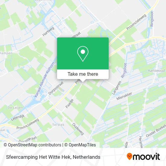 Sfeercamping Het Witte Hek map