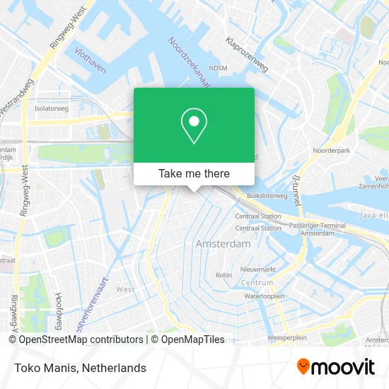 Toko Manis map