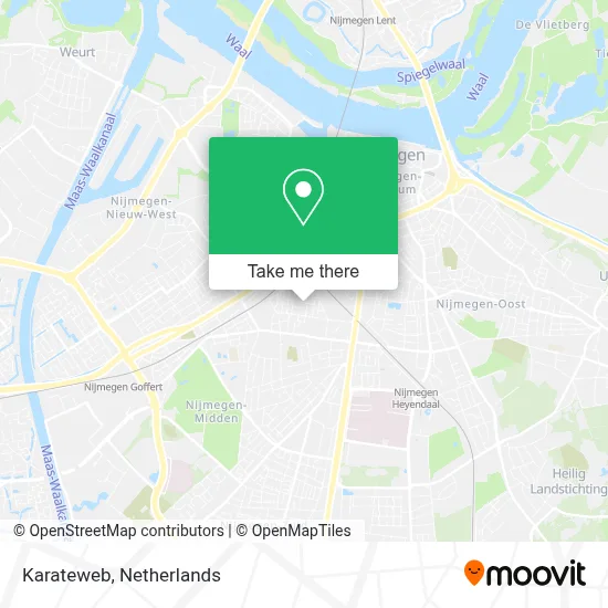Karateweb map