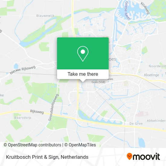 Kruitbosch Print & Sign map