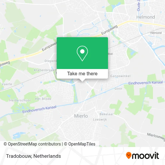 Tradobouw map