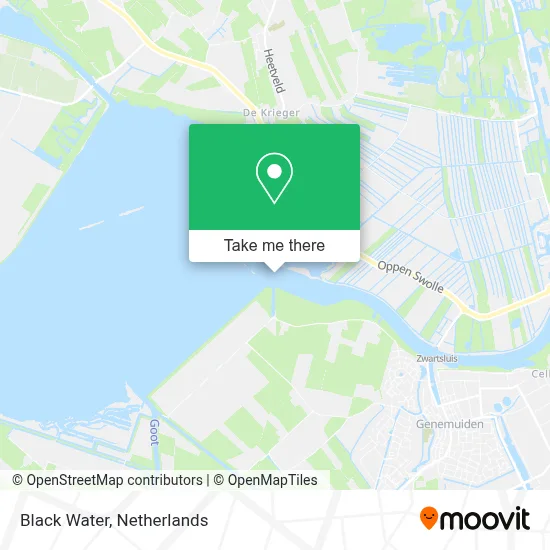 Zwarte Water map