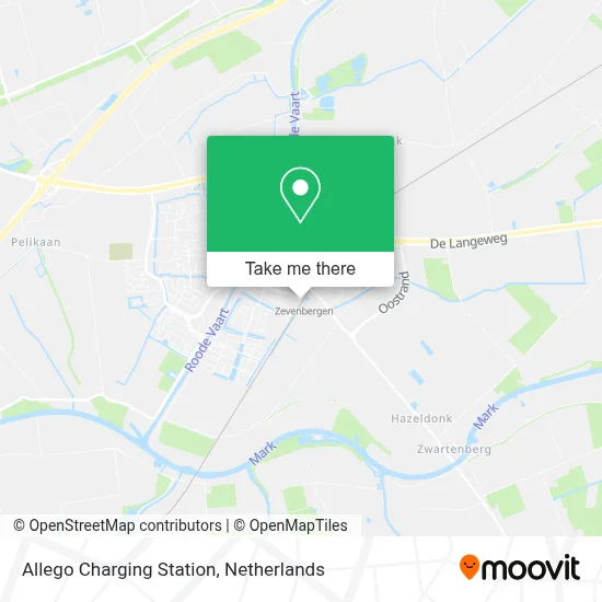 Allego Charging Station map