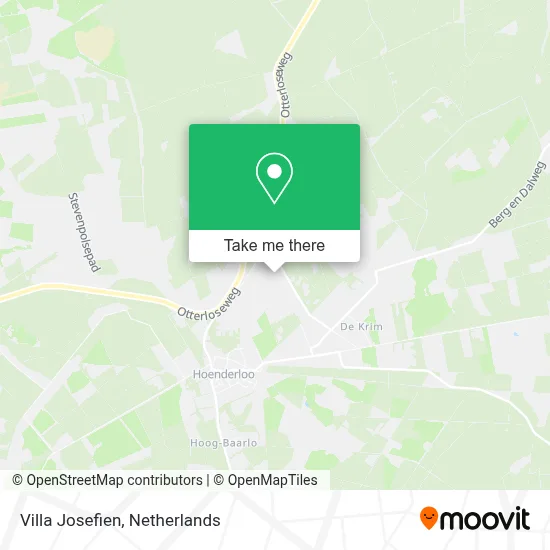 Villa Josefien map