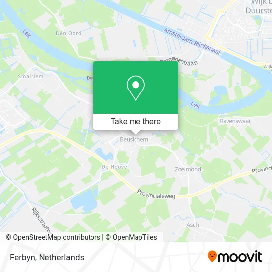 Ferbyn map