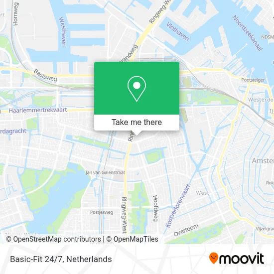 Basic-Fit 24/7 map