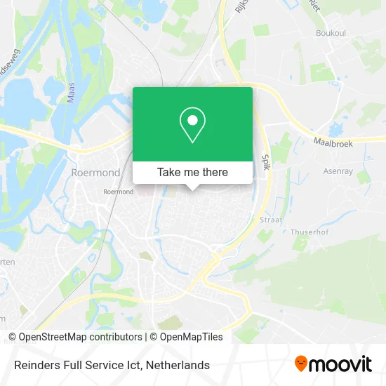 Reinders Full Service Ict map