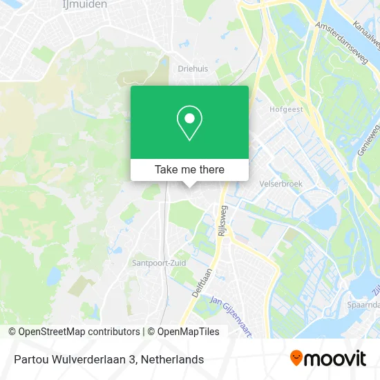 Partou Wulverderlaan 3 map
