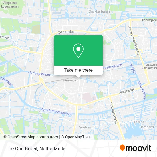 The One Bridal map