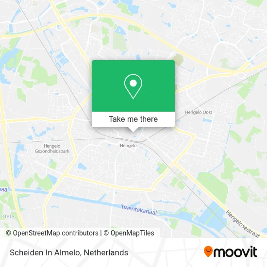 Scheiden In Almelo map