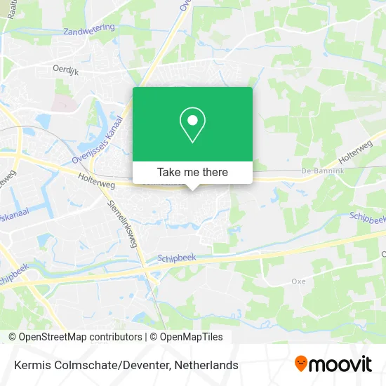 Kermis Colmschate/Deventer map