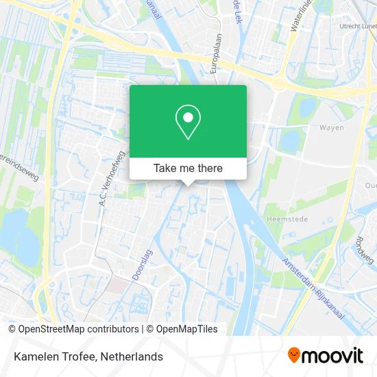 Kamelen Trofee map