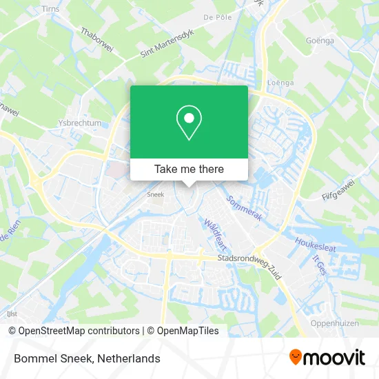 Bommel Sneek map