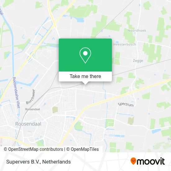 Supervers B.V. map
