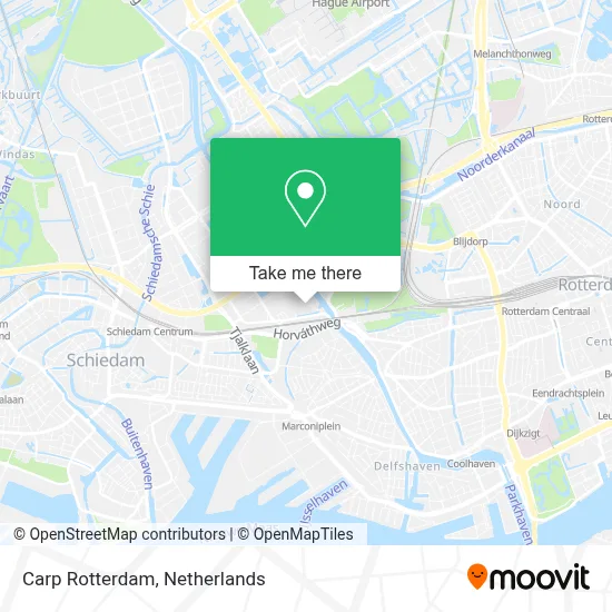 Carp Rotterdam map