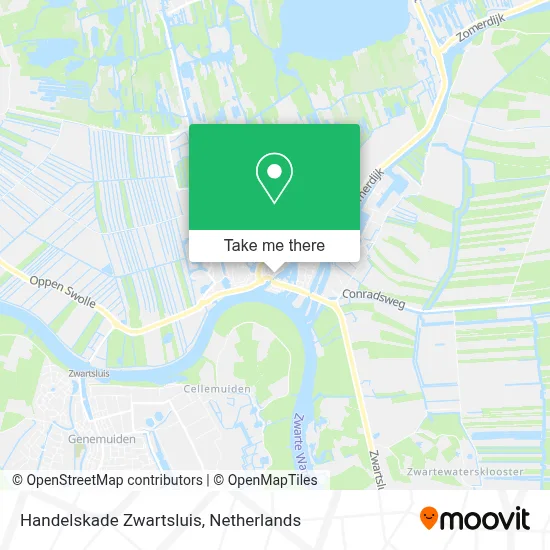 Handelskade Zwartsluis map
