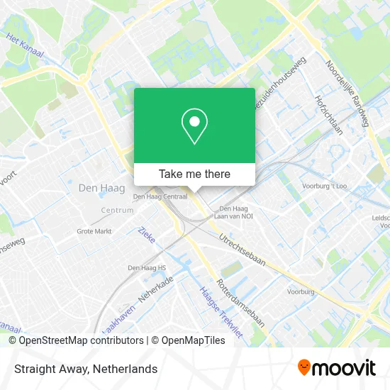 Straight Away map