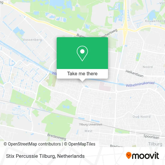 Stix Percussie Tilburg map