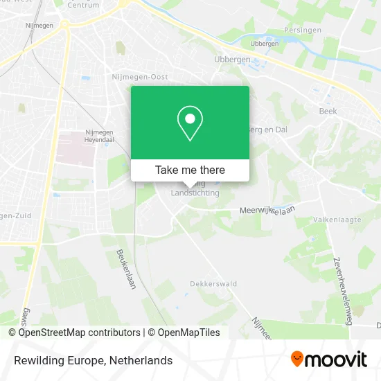 Rewilding Europe map