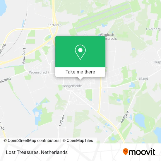 Lost Treasures map