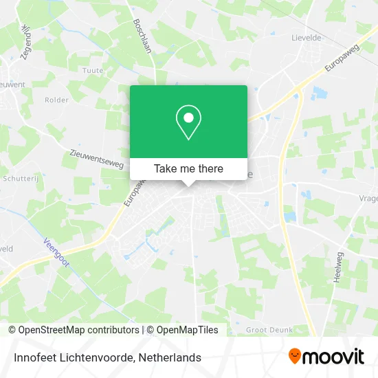 Innofeet Lichtenvoorde map