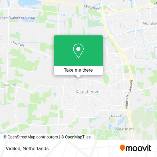 Vidiled map