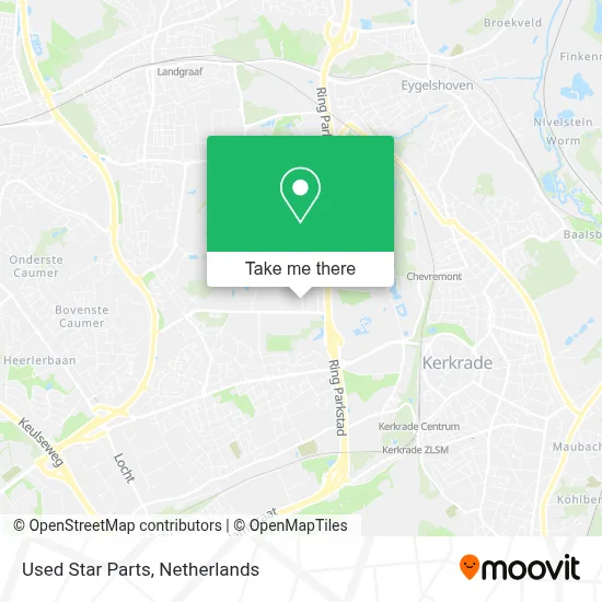 Used Star Parts map