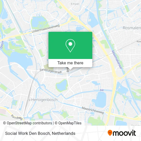 Social Work Den Bosch map