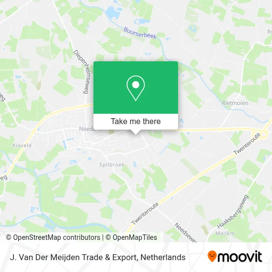 J. Van Der Meijden Trade & Export map