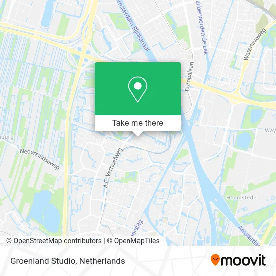 Groenland Studio map