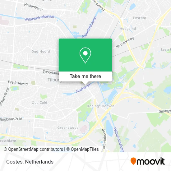 Costes map
