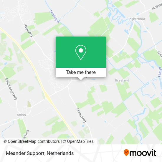 Meander Support map