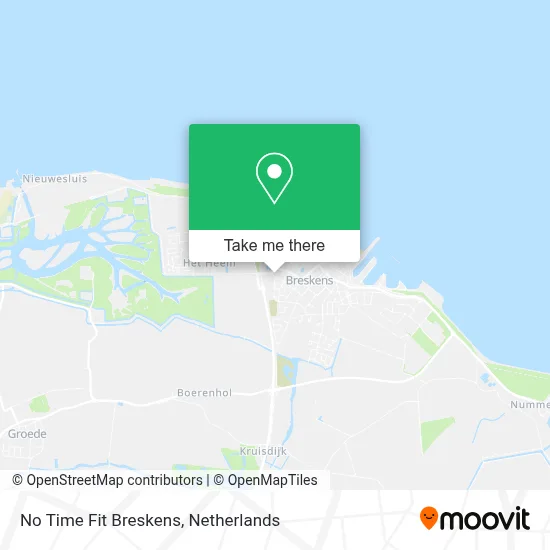No Time Fit Breskens map