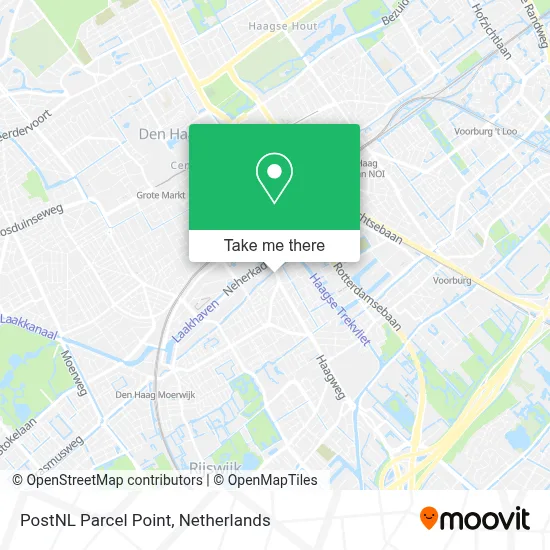 Postnl Pakketpunt map