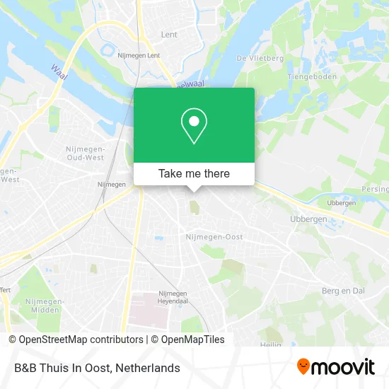 B&B Thuis In Oost map