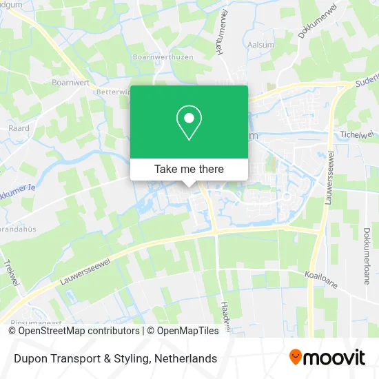 Dupon Transport & Styling map