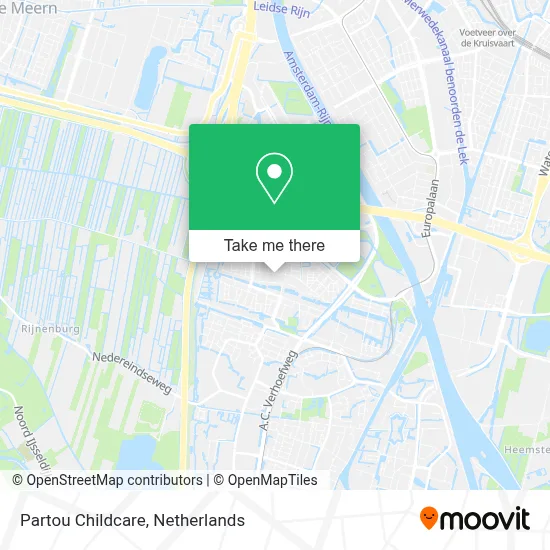 Partou Childcare map