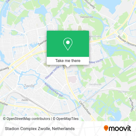 Stadion Complex Zwolle map