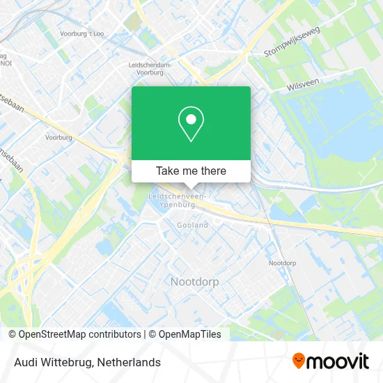 Audi Wittebrug map
