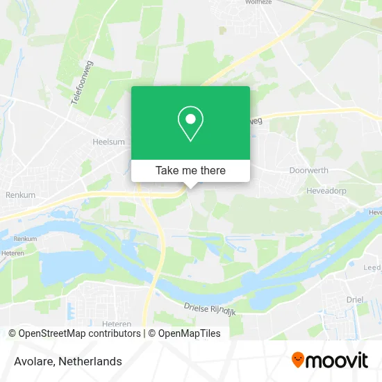 Avolare map