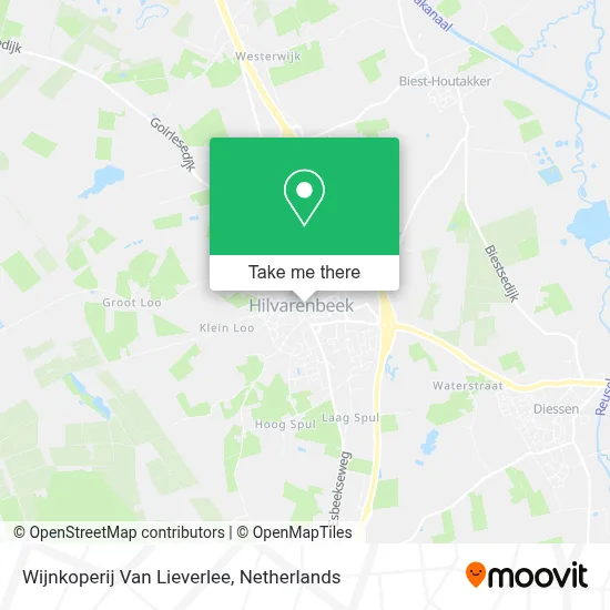 Wijnkoperij Van Lieverlee map