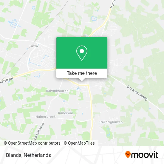 Blands map