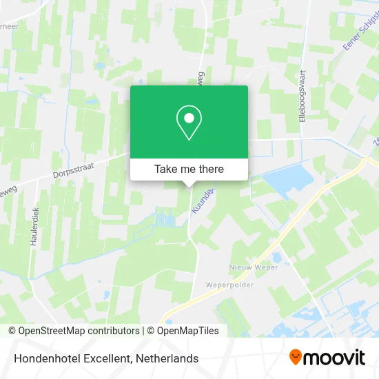 Hondenhotel Excellent map