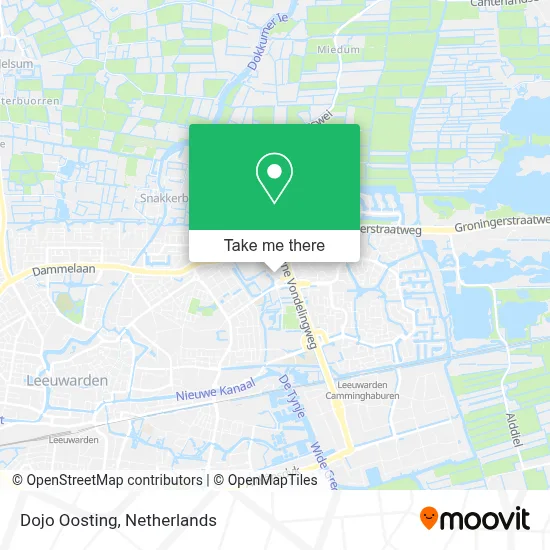 Dojo Oosting map