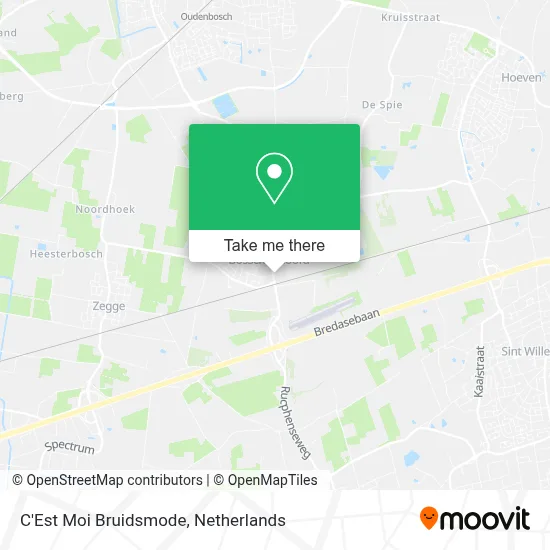C'Est Moi Bruidsmode map
