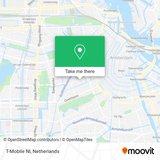 T-Mobile Nl map
