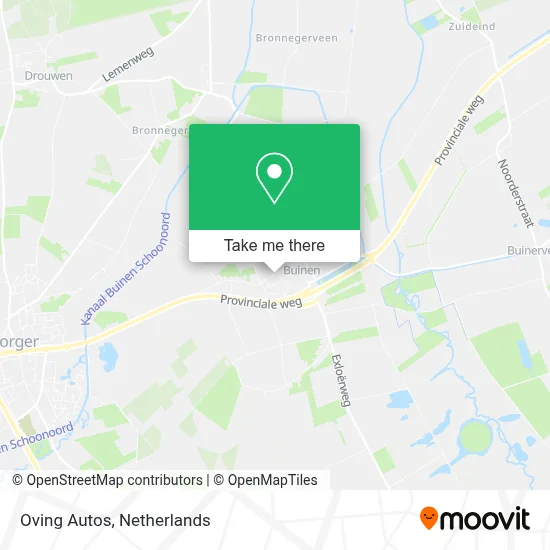 Oving Autos map