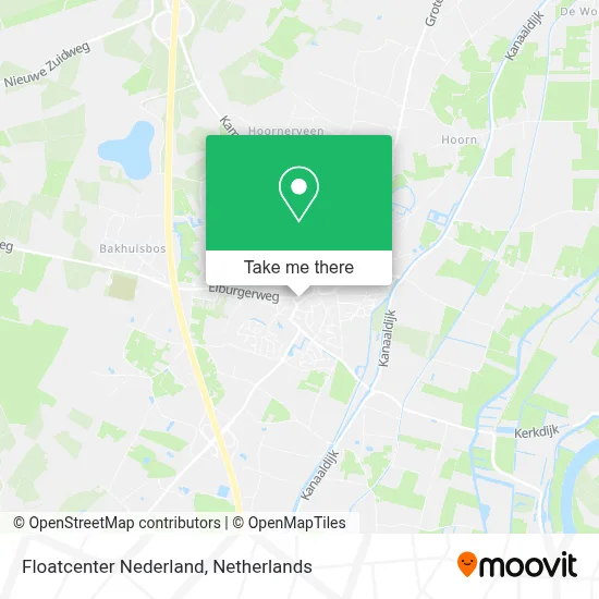 Floatcenter Nederland map