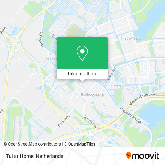 Tui at Home map