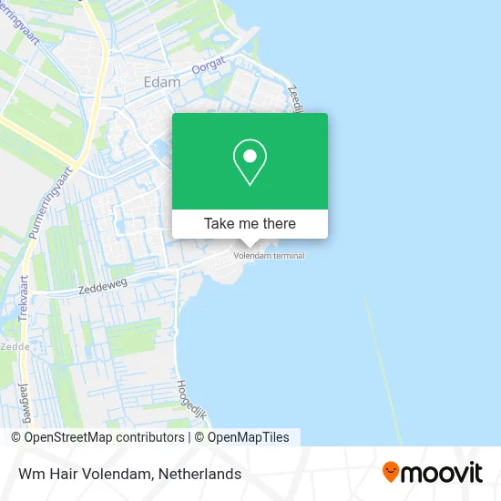 Wm Hair Volendam map